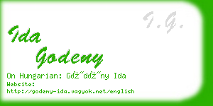 ida godeny business card